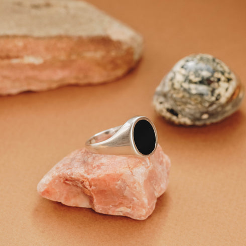 Your Grandfather's Signet in Silver